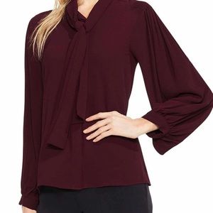 Vince Camuto Tie Neck Blouse XL